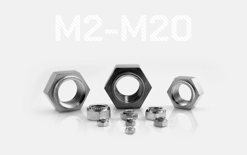 Nakrętki wciskane do metali M2 - M20